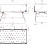 Как да направите сгъваем мангал със собствените си ръце: рисуване и...